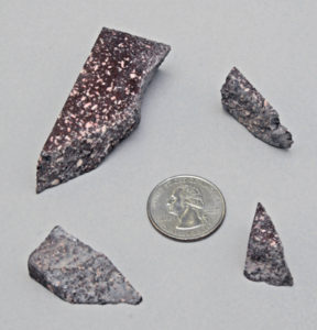 Porphyry chips